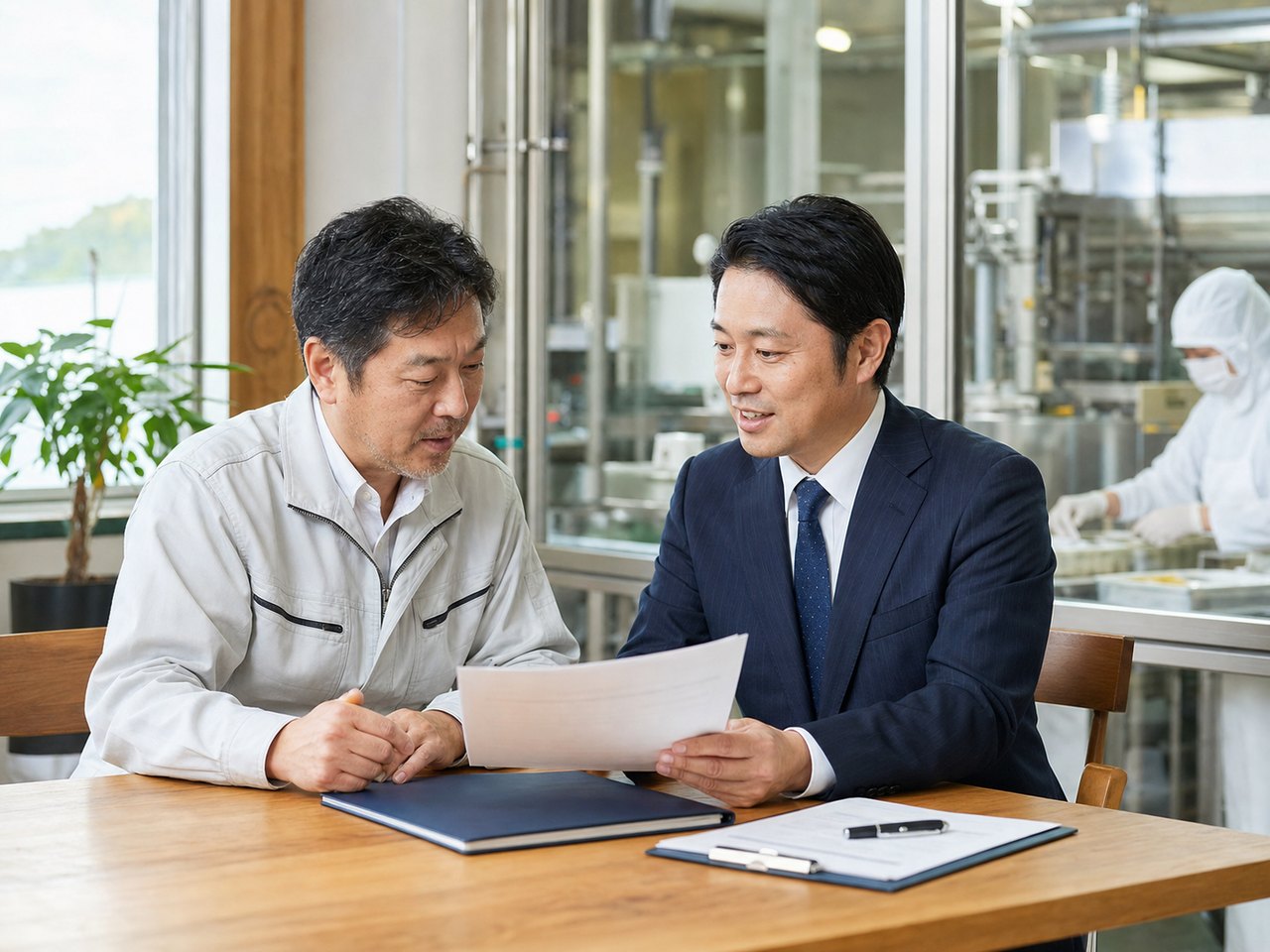 食品製造業の承継確認イメージ
