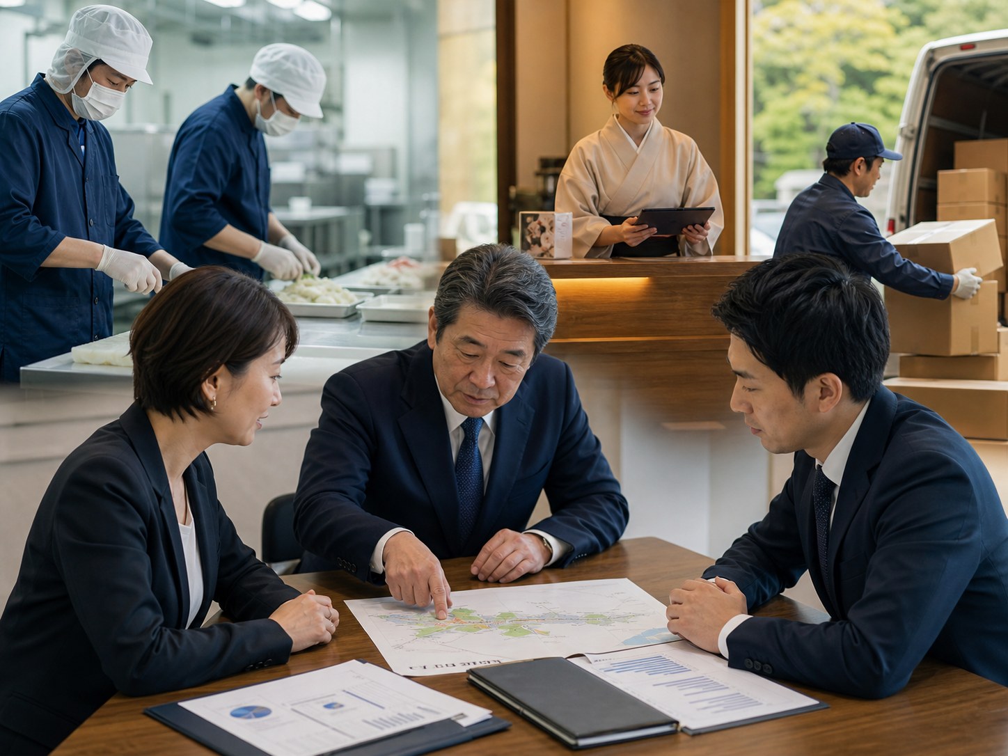 鹿児島周辺の企業承継を検討する会議風景
